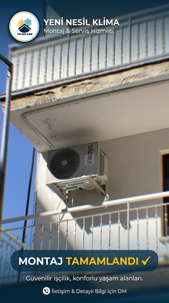 Manisa Klima Montajı