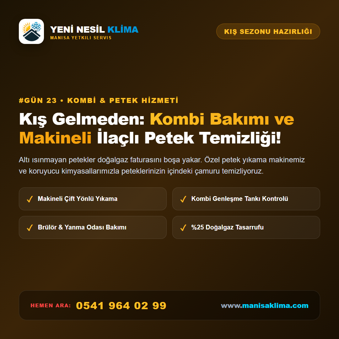 Manisa Kombi Bakımı
